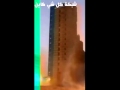 فيديو مرعب انهيار برج المنصور المكون من 15 طابقا بمكة المكرمة