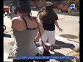 بالفيديو ضابط شرطه امريكى يضرب متظاهره فى بطنها لن تصدق ما ستراه
